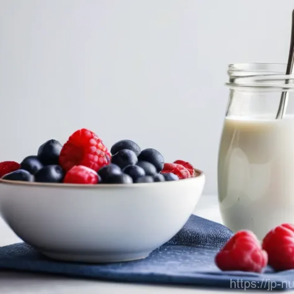 뇌 건강을 위한 간단한 아침식사 레시피 - **Prompt for "Smart Protein Breakfast: Brain-Awakening Start"**:
    A professional-looking person i...